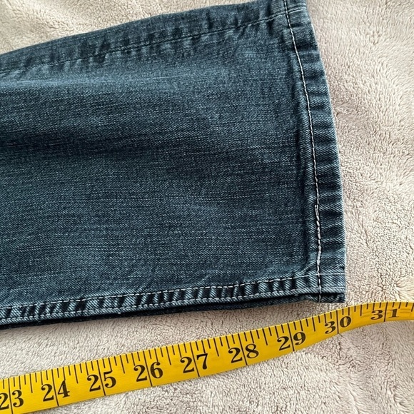 Levi's 505 Mens Size 34x32 Dark/Medium Wash Jeans Denim 5 Pocket Iconic Stretch - Picture 11 of 11